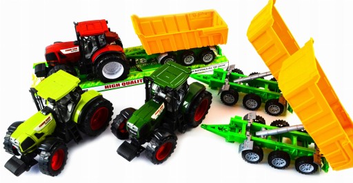 LT276 DUŻY TRAKTOR Z PRZYCZEPĄ WYWROTKĄ 54 RUCHOME