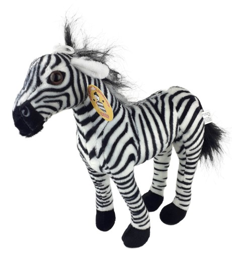 Maskotka Deef zebra 30 cm 12 m +