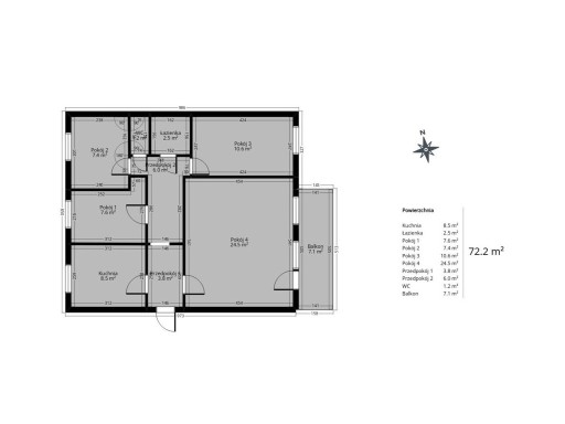 Zdjęcie oferty: Mieszkanie, Nowy Sącz, Barskie, 72 m²