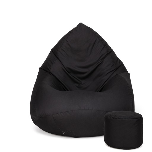 PUFA SAKO OXFORD XXXXL GRAFIT Z PODNÓŻKIEM WODOODPORNY FOTEL DO OGRODU HIT!
