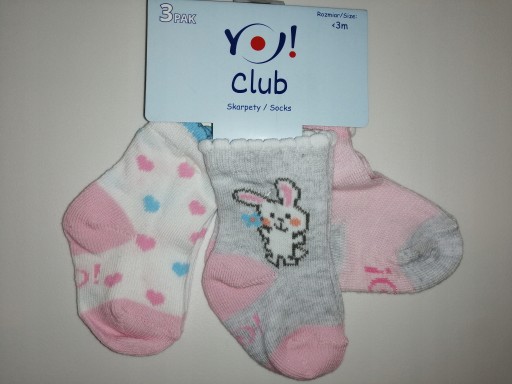 YOCLUB skarpetki niemowlęce 74