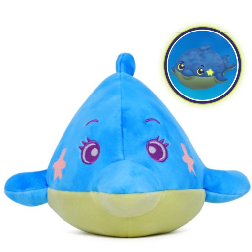 Dream Beams, maskotka świecąca delfin Dominic,18cm
