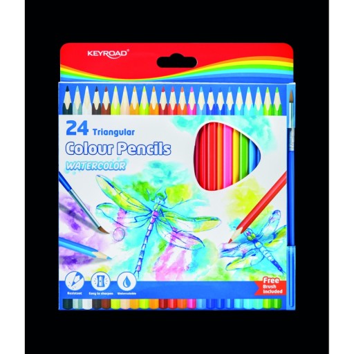 Kredki akwarelowe Keyroad 24 szt.
