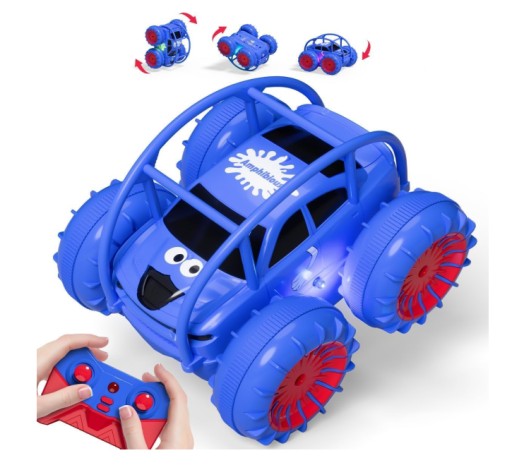 Zdalnie sterowany samochód 2,4 GHz, 4WD pojazd amfibii z oświetleniem LED