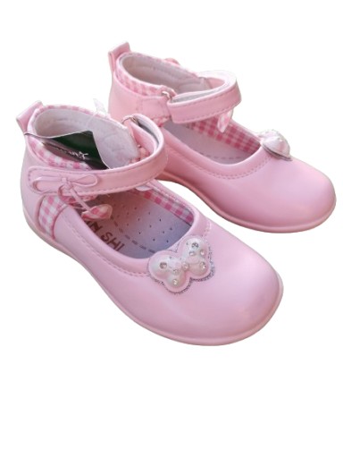 BALERINY pantofelki BALERINKI pantofle półbuty LinShi PINK różowe 29