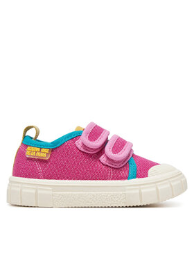 Agatha Ruiz De La Prada kapcie dziecięce Rzepy różowy rozmiar 24
