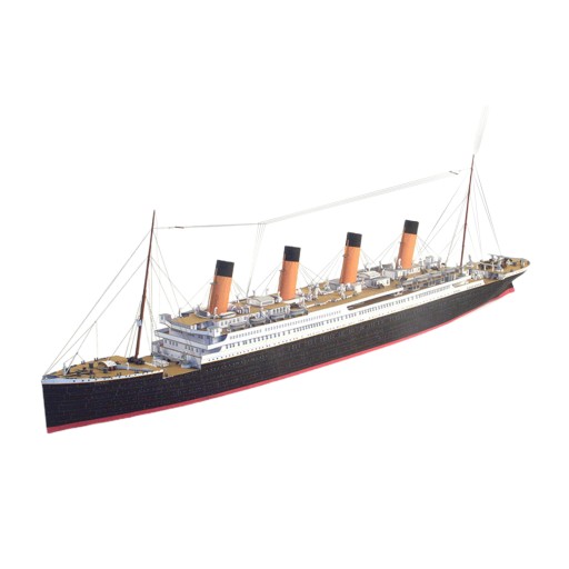 Lahomia Titanic Ship Złóż papierowy zestaw modeli do składania Gra edukacyjna Papercraft Toy
