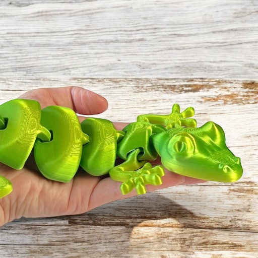 Figurka dekoracyjna 29 cm RUCHOMA jaszczurka 3D lizard prezent dla dziecka