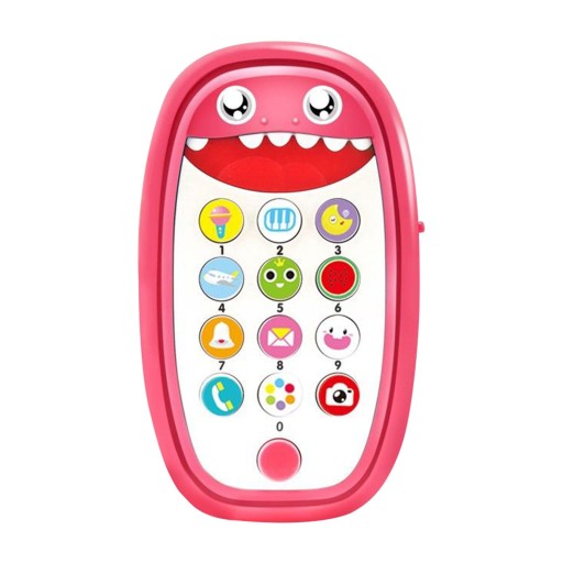Dotknij i , Zabawki telefoniczne dla małych dzieci Niemowlęta Numery elektryczne różowe