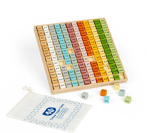 Tabliczka mnożenia Bigjigs Toys wielokolorowy