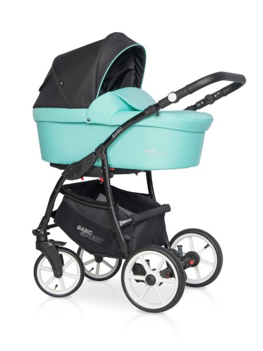 WÓZEK RIKO BASIC SPORT 2W1 + DODATKI | GREEN
