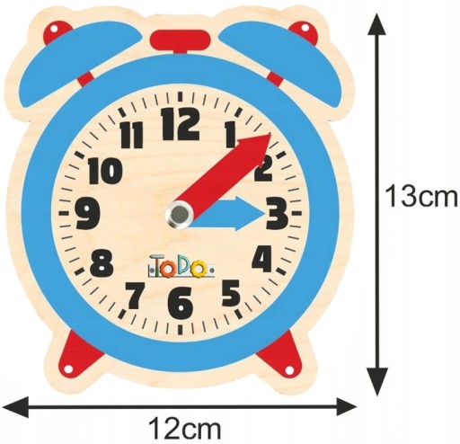 ZEGAR TABLICA MANIPULACYJNA SENSORYCZNA DZIECKA V3