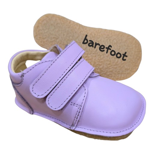 OBEX ALIA BUTY SKÓRZANE DZIEWCZĘCE MIĘKKIE TRZEWIKI BAREFOOT FIOLET 25