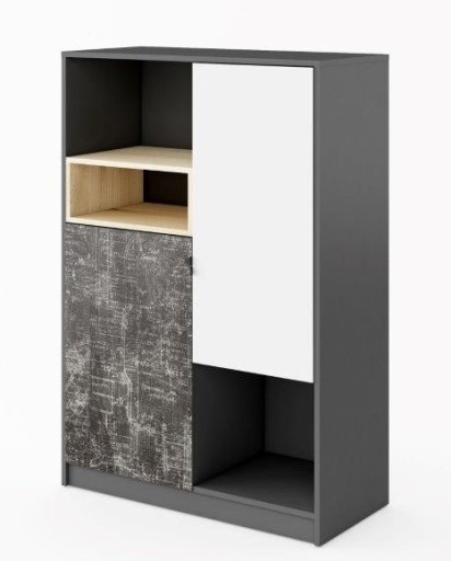 Szafa Casarredo DECO 80 x 100 x 40 cm wielokolorowy