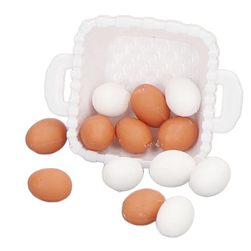 Dollhouse Egg Model 1:12 Skala z plastikowym domem dla lalek z 08