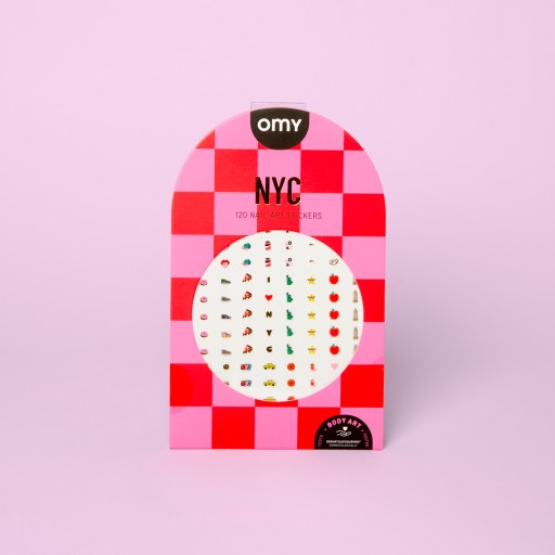 NAKLEJKI NA PAZNOKCIE NYC - 120 SZTUK
