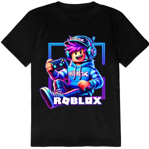 ALMI t-shirt dziecięcy czarny bawełna rozmiar 128
