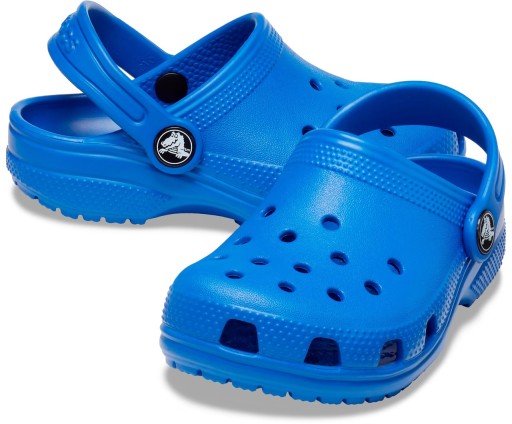 Crocs klapki dziecięce tworzywo sztuczne niebieski rozmiar 24-25