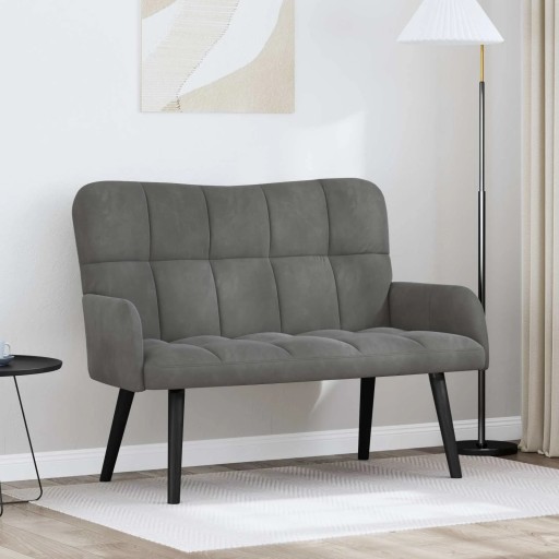 Sofa Vida 42028941 61 x 115 cm tkanina szary