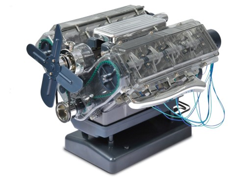 Haynes model silnika spalinowego V8 do składania