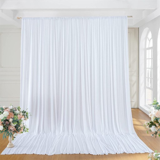 KURTYNA DEKORACYJNA PARTY BIAŁA 300 CM x 300 CM
