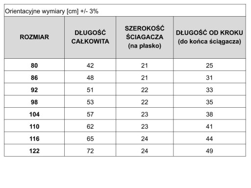 Dartomik spodnie dresowe wielokolorowy rozmiar 80