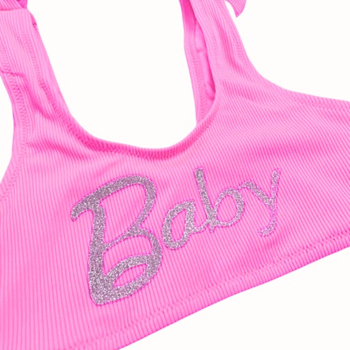STRÓJ KĄPIELOWY 92-98 DLA DZIEWCZYNKI DWUCZĘŚCIOWY KOSTIUM KOMPLET BIKINI