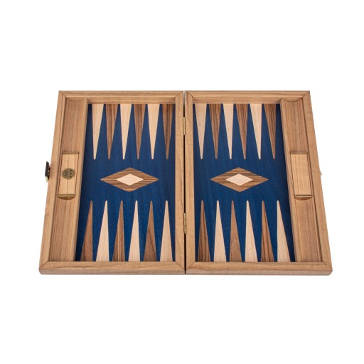 Luksusowy Backgammon Manopoulos – Orzech Amerykański – 30 x 20 cm