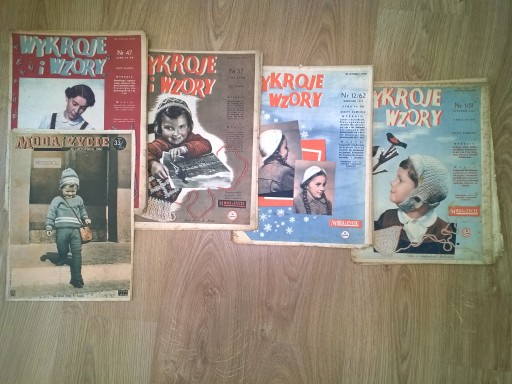 Zdjęcie oferty: Wykroje i wzory Moda i Życie 26 egz. z lat 1948-52
