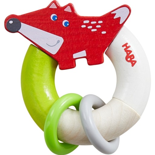 HABA Rattle Clapper Fox