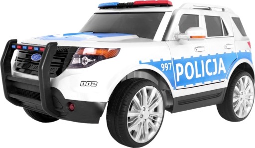 AUTO SUV POLICJA NA AKUMULATOR 12V MOC 90W MEGAFON PILOT