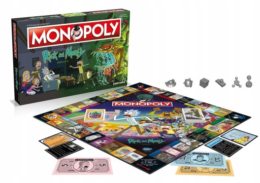 Gra planszowa Monopoly: Rick i Morty Hasbro