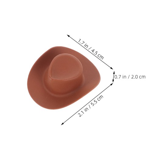 10 SZT. MINIATUROWE KOWBOJSKIE DEKORACJE Urocze