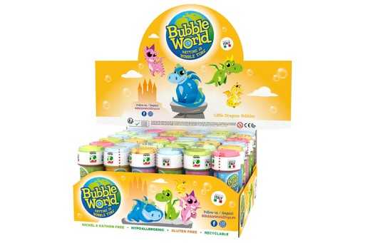 Bańki Mydlane 60 ml - LITTLE DRAGONS Zabawka Zabawa Urodziny Impreza