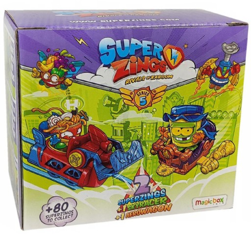 Super Zings 2 figurki i dwa pojazdy seria 5