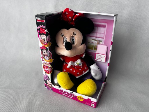 IMC Toys Disney Pluszak Myszka Minnie Interaktywna Miękka Maskotka 50cm
