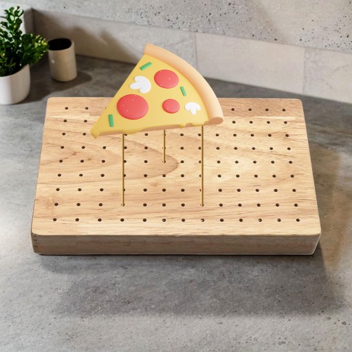 Ceramiczna gliniana tablica z wtyczkami Drewniana rzeźba z kołków