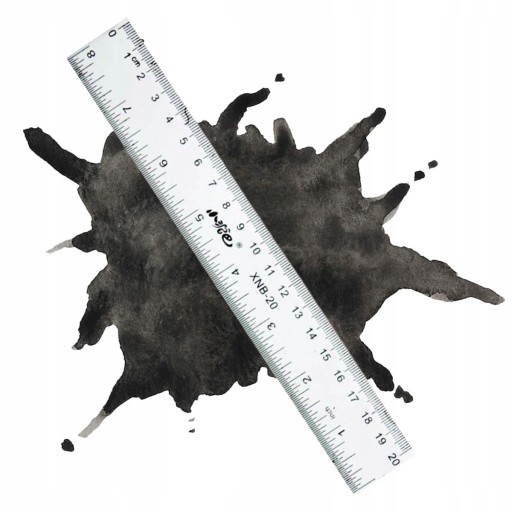 Szkolna LINIJKA Geometryczna Na MATEMATYKĘ O Długości 20cm Linijki AMA