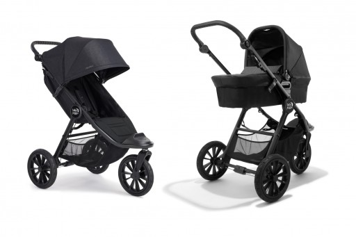 BABY JOGGER City Elite 2w1 Opulent Black wózek terenowy oraz gondola