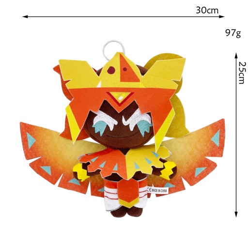 NEW Shadow Milk Cookie Run Kingdom Demon Cookie Plush Cartoon Game Silent