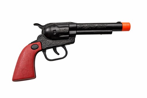 Pistolet Kowbojski dla Dzieci + Odznaka Szeryfa Zestaw Western Cowboy