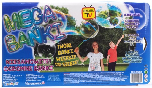 Mega Bańki zestaw do dużych baniek + PŁYN Norimpex