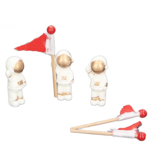 3 zestawy astronauta zabawka miniaturowy Model na scenę DIY symulacja BE