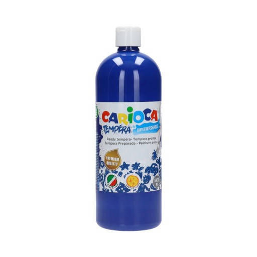 Farba Carioca tempera 1000 ml granatowa