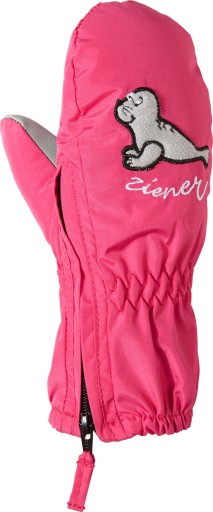 Rękawice narciarskie dziecięce ZIENER LE Zoo Minis pop pink 98cm cm