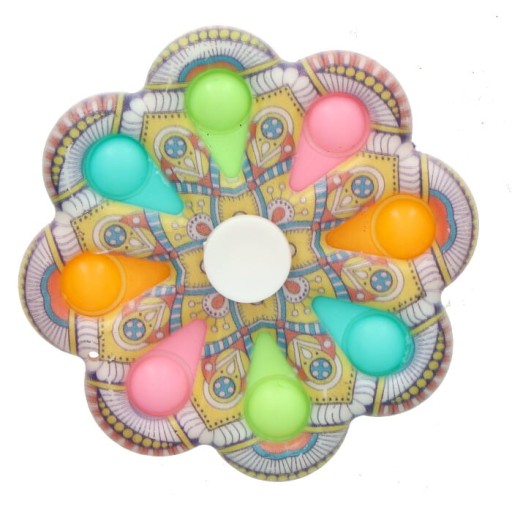 ZABAWKA SENSORYCZNA SIMPLE DIMPLE SPINNER 9CM