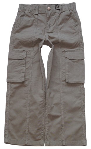 PRIMARK spodnie materiałowe szerokie nogawki khaki 128
