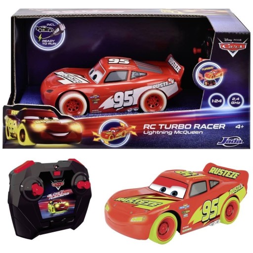 Samochód RC Cars Glow Racers Lightning McQueen Jada Toys 203084035