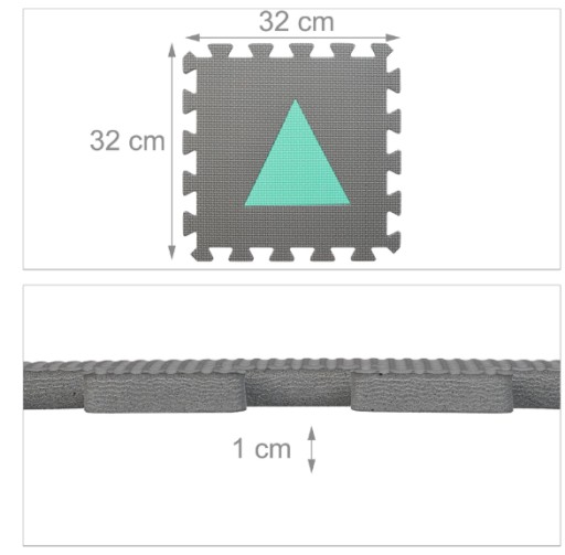 Puzzle, piankowy kojec dla dziecka