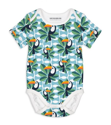 Body krótki rękaw If I can, toucan too bawełna organiczna noworodek r.56